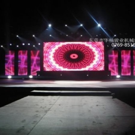 三正半山伸縮升降舞臺案例--華楠駿業