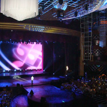 電視臺綜藝演播廳升降舞臺案例