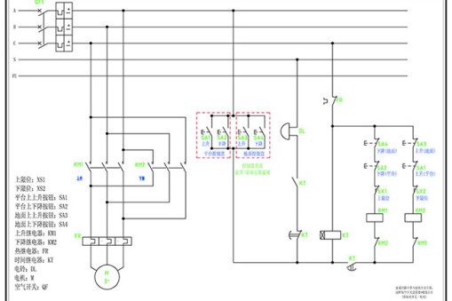 剪叉式液壓升降平臺(tái)電路圖是什么樣的？