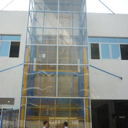 建筑建材升降機案例